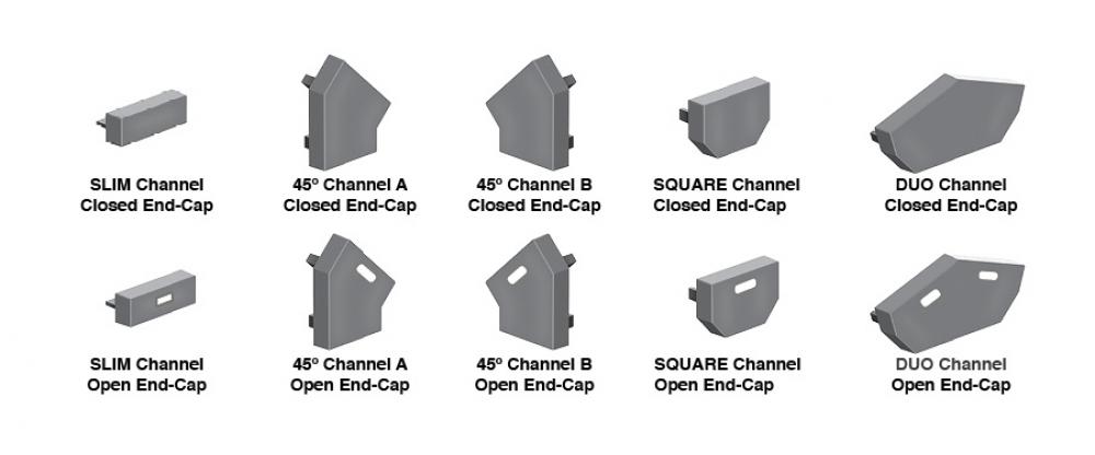 CHROMAPATH - SQUARE End-cap Three (3) pack