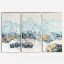 Uttermost 34370 - Uttermost Crashing Waves Abstract Art Set/3