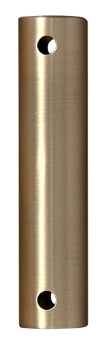 12-inch Stainless Steel Ceiling Fan Downrod - Brushed Satin Brass