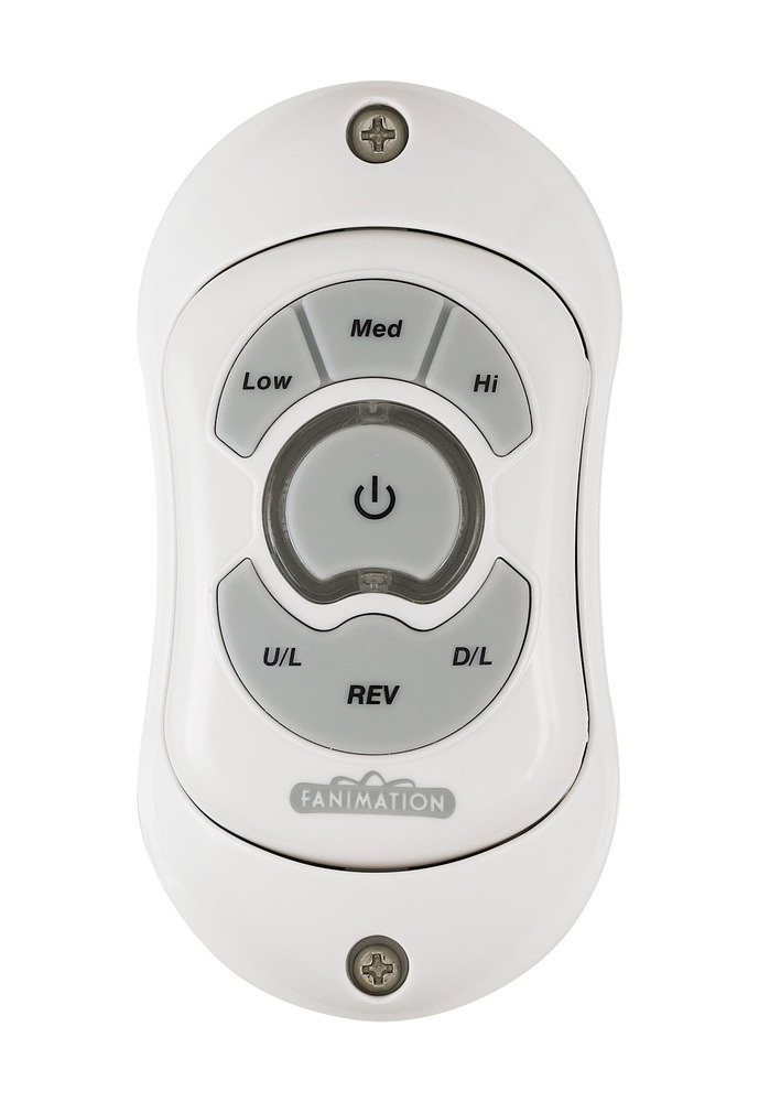 Ceiling Fan Hand-held Remote Reversing - 3 Speed Fan and Uplight/Downlight - White
