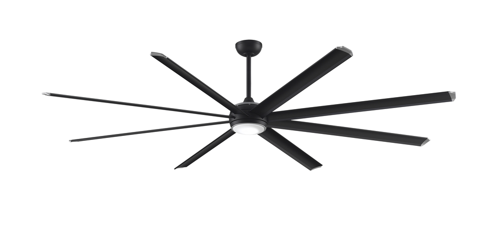 Stellar 96 Indoor/Outdoor Ceiling Fan DC Motor with LED CCT Select Light Kit - Black