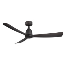 Fanimation FPD8534BL - Kute 52 inch Indoor/Outdoor Ceiling Fan - Black with Black blades