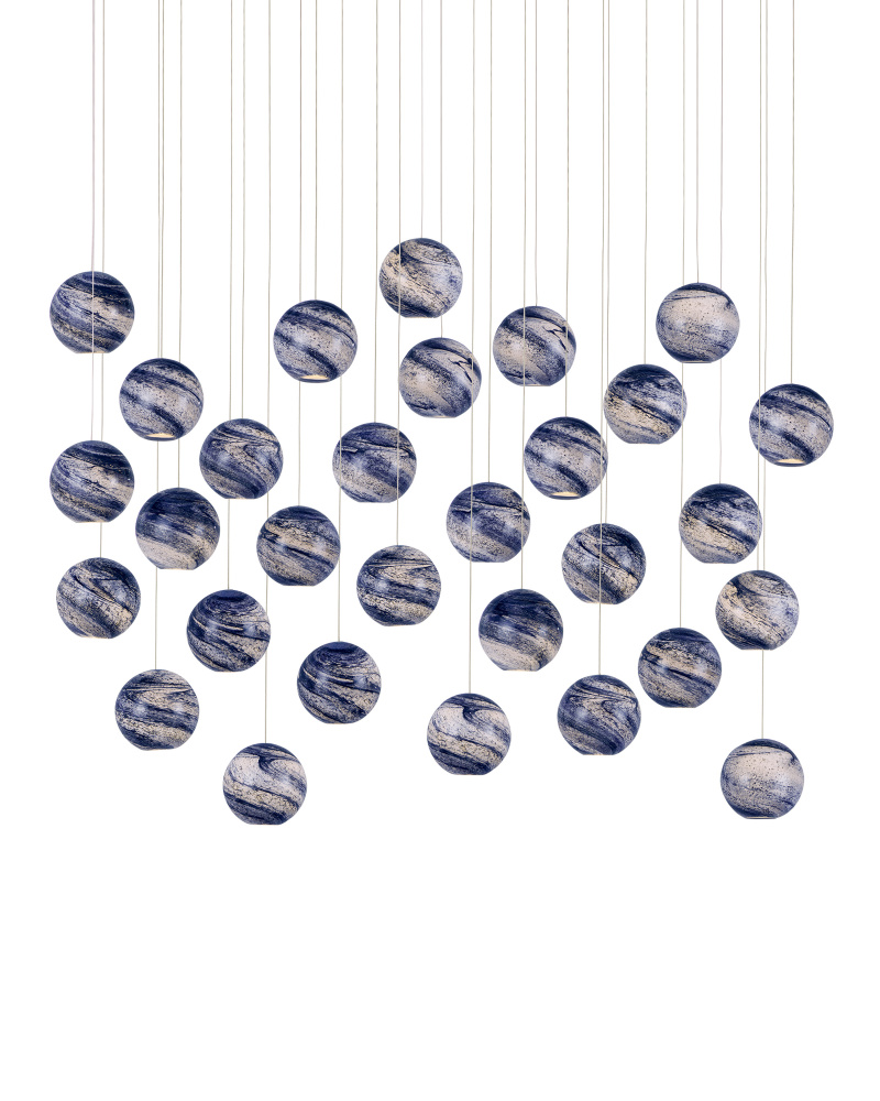 Palatino 30-Light Linear Multi-Drop Pendant