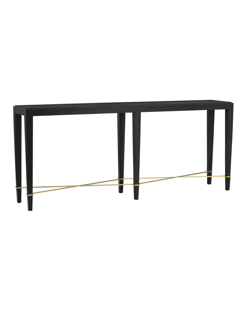 Verona Black Console Table