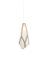 Currey 9000-1033 - Glace White 1-Light Round Multi-Drop Pendant