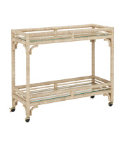 Currey 3000-0218 - Olisa Rope Bar Cart