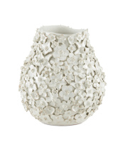 Currey 1200-0489 - Jessamine White Vase