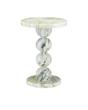 Currey 3000-0325 - Turner Green Onyx Accent Table