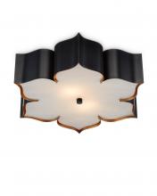 Currey 9999-0060 - Grand Lotus Black Flush Mount
