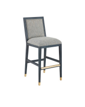 Currey 7000-0922 - Santos Vintage Navy Bar Stool, Barrett Dusk