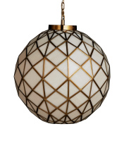 Currey 9000-1232 - Polyhedron Medium Pendant