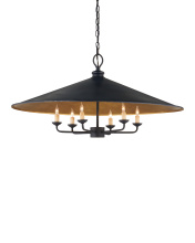 Currey 9873 - Brussels Black Chandelier